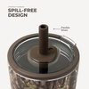 image:imageHydroJug Everyday Tumbler 14 oz CeramicLined Straw Cup Noir SatinWoodland