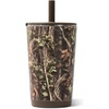 image:imageHydroJug Everyday Tumbler 14 oz CeramicLined Straw Cup Noir SatinWoodland