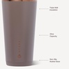 image:imageHydroJug Everyday Tumbler 20 oz CeramicLined Straw Cup Clay