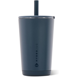 image:imageHydroJug Everyday Tumbler 14 oz CeramicLined Straw Cup Noir SatinCascade