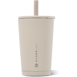 image:imageHydroJug Everyday Tumbler 14 oz CeramicLined Straw Cup Noir SatinDune