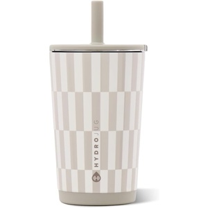 image:imageHydroJug Everyday Tumbler 14 oz CeramicLined Straw Cup Noir SatinLatte