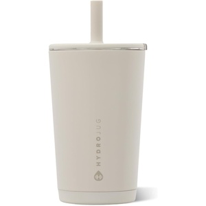 image:imageHydroJug Everyday Tumbler 14 oz CeramicLined Straw Cup Noir SatinLinen