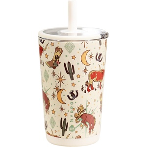 image:imageHydroJug Everyday Tumbler 14 oz CeramicLined Straw Cup Noir SatinRodeo
